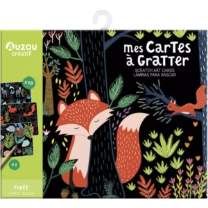 Auzou - Láminas para raspar - Bosque