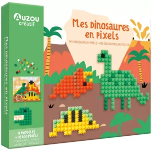 Auzou - Mis creaciones en pixeles - Dinosaurios